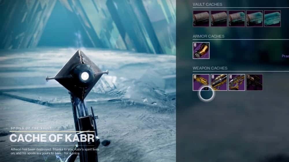 Cache of Kabr Destiny 2 featured