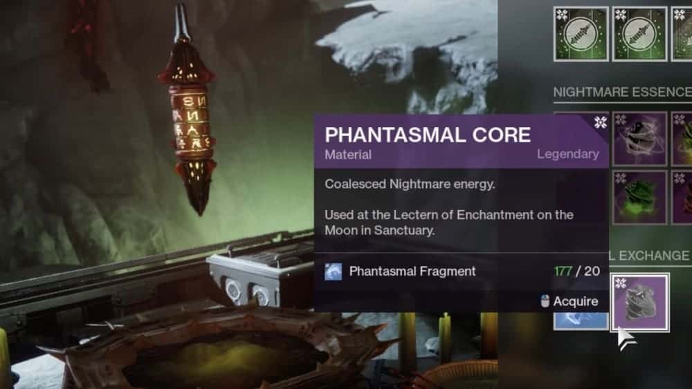 Phantasmal Core Destiny 2