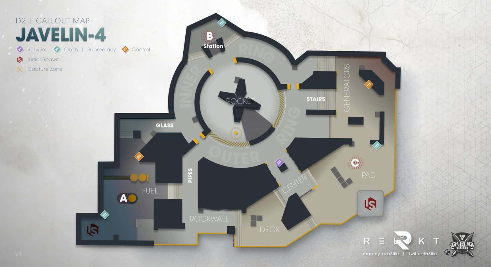 Javelin 4 callout map Destiny 2
