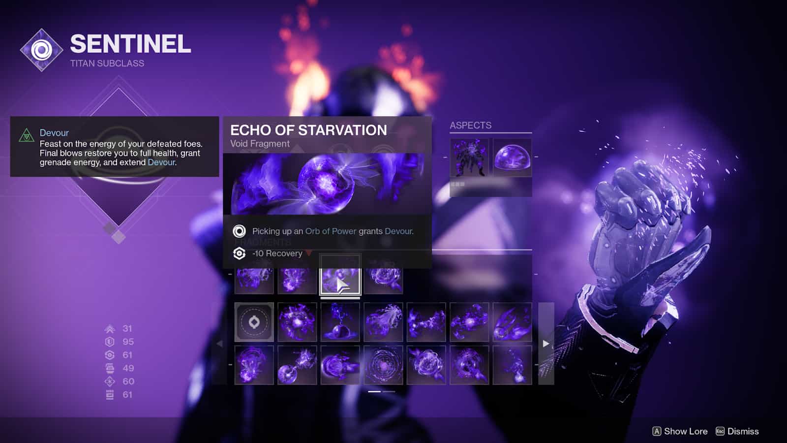Sentinel Void Subclass Destiny 2 featured