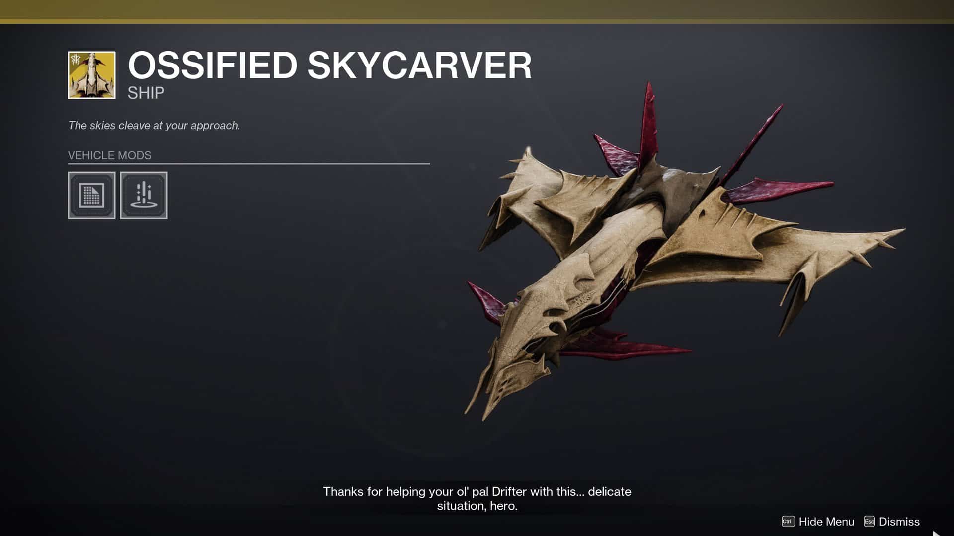 ספינת Skycarver של Skycarver