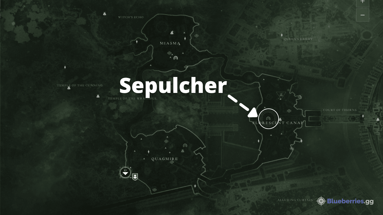 Sepulcher Lost Sector Location