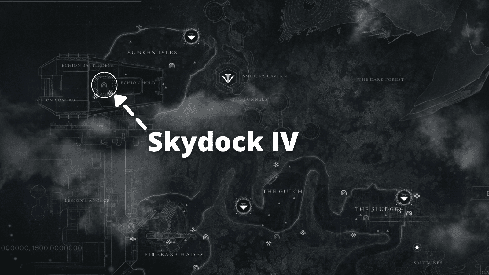 Skydock IV Lost Sector Location