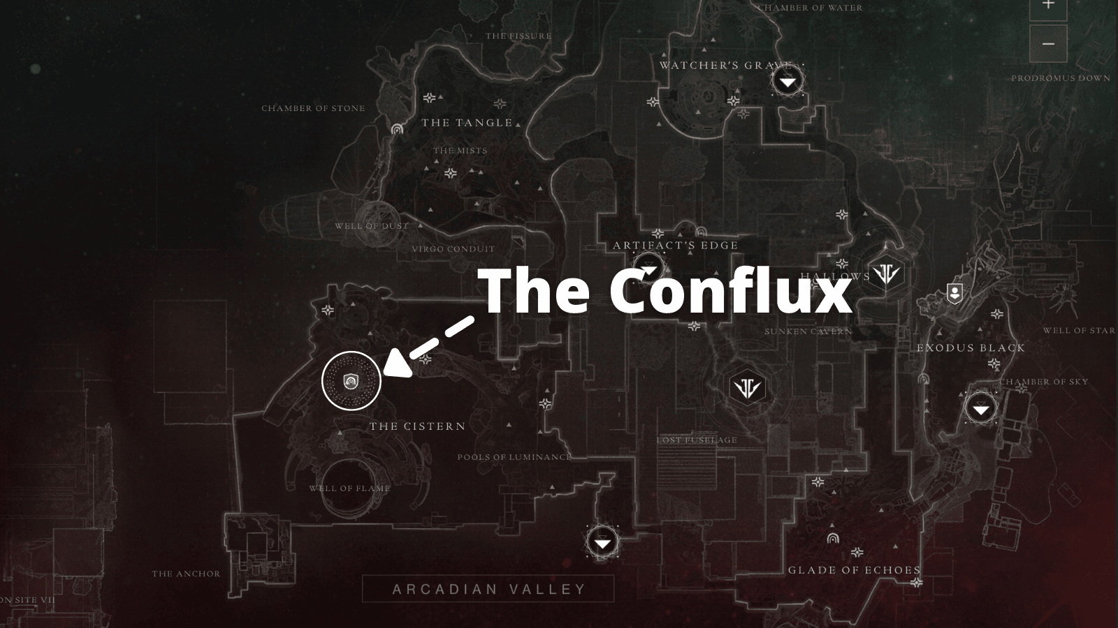 The Conflux Lost Sector Location