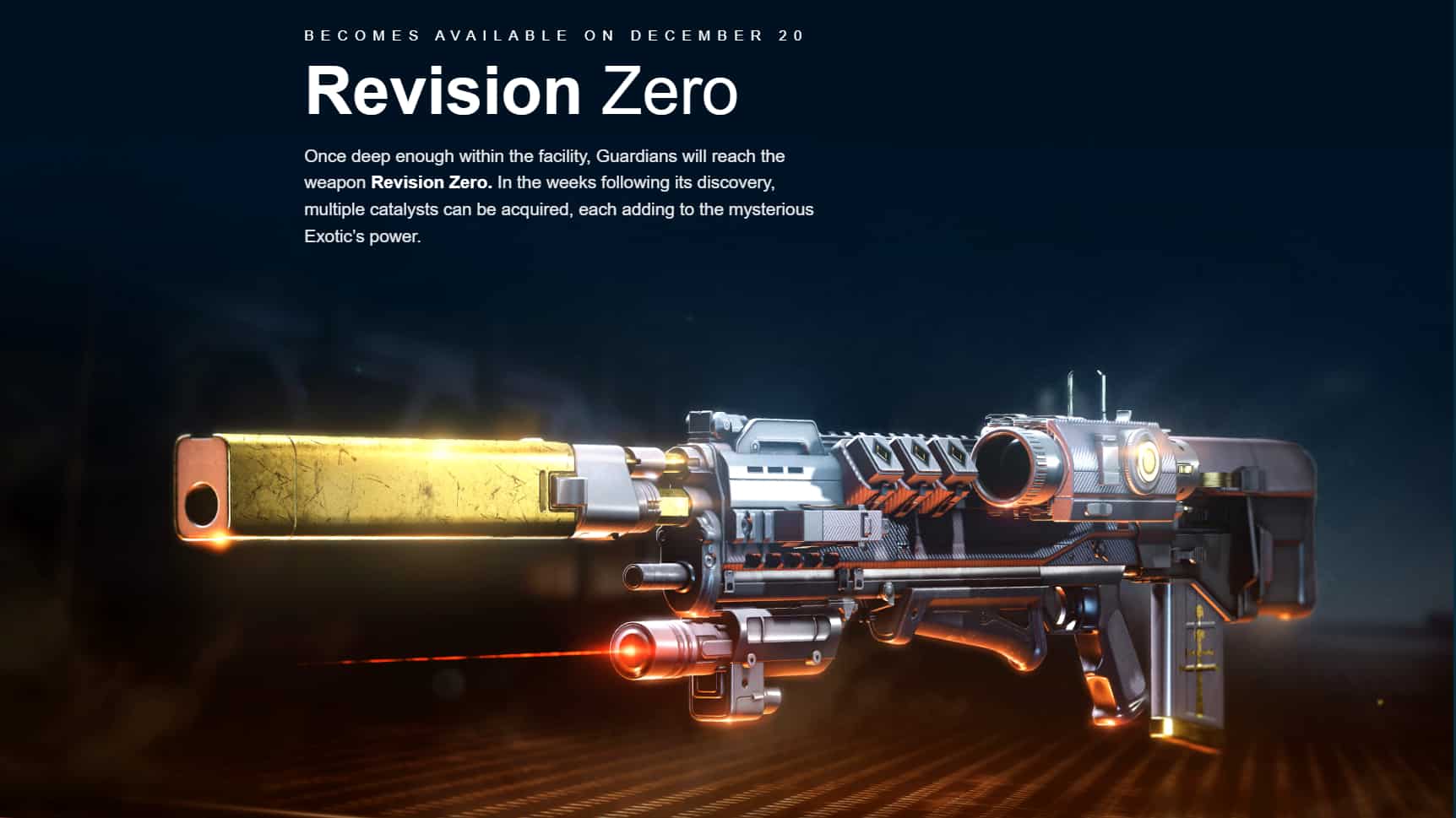 Revision Zero reveal Destiny 2