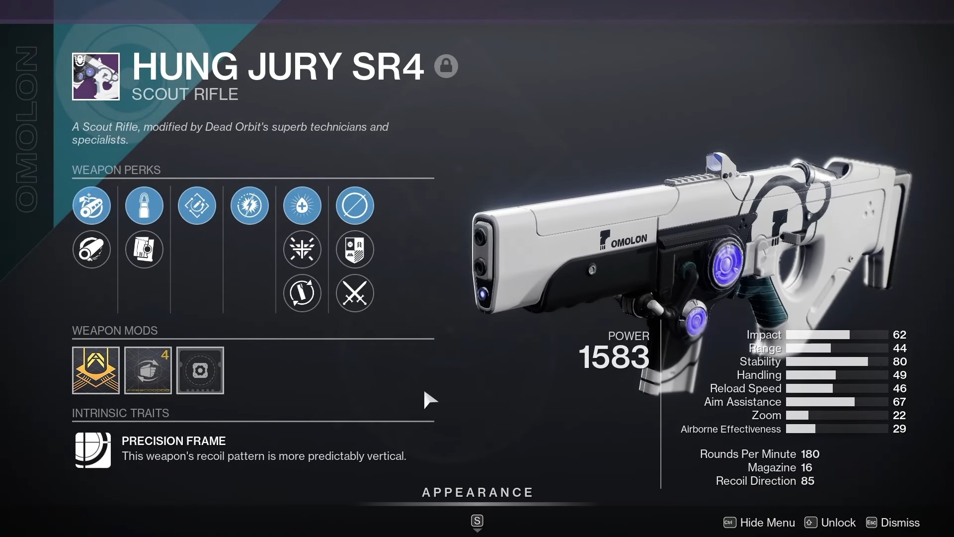 Hung Jury SR4 Nightfall weapon Roll