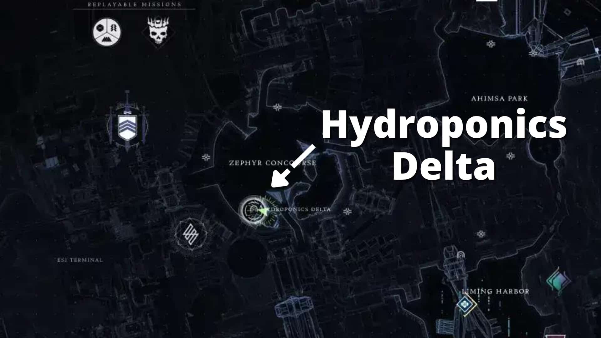 Hydroponics Delta Lost Sector location