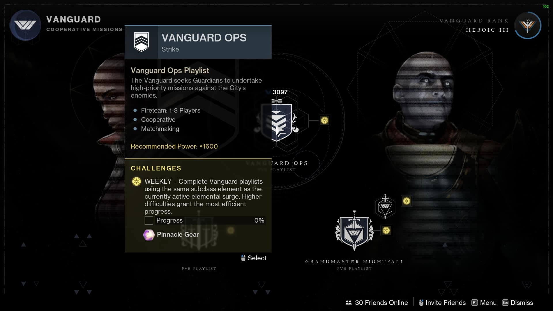 Vanguard Ops Legendary Shards