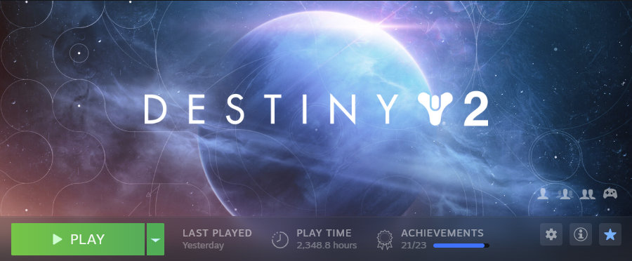 Destiny 2 play time Ric