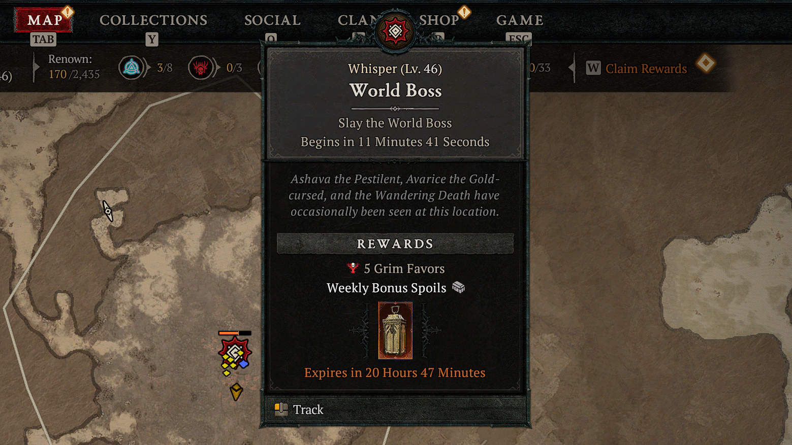 Diablo 4 World Boss Weekly Cache