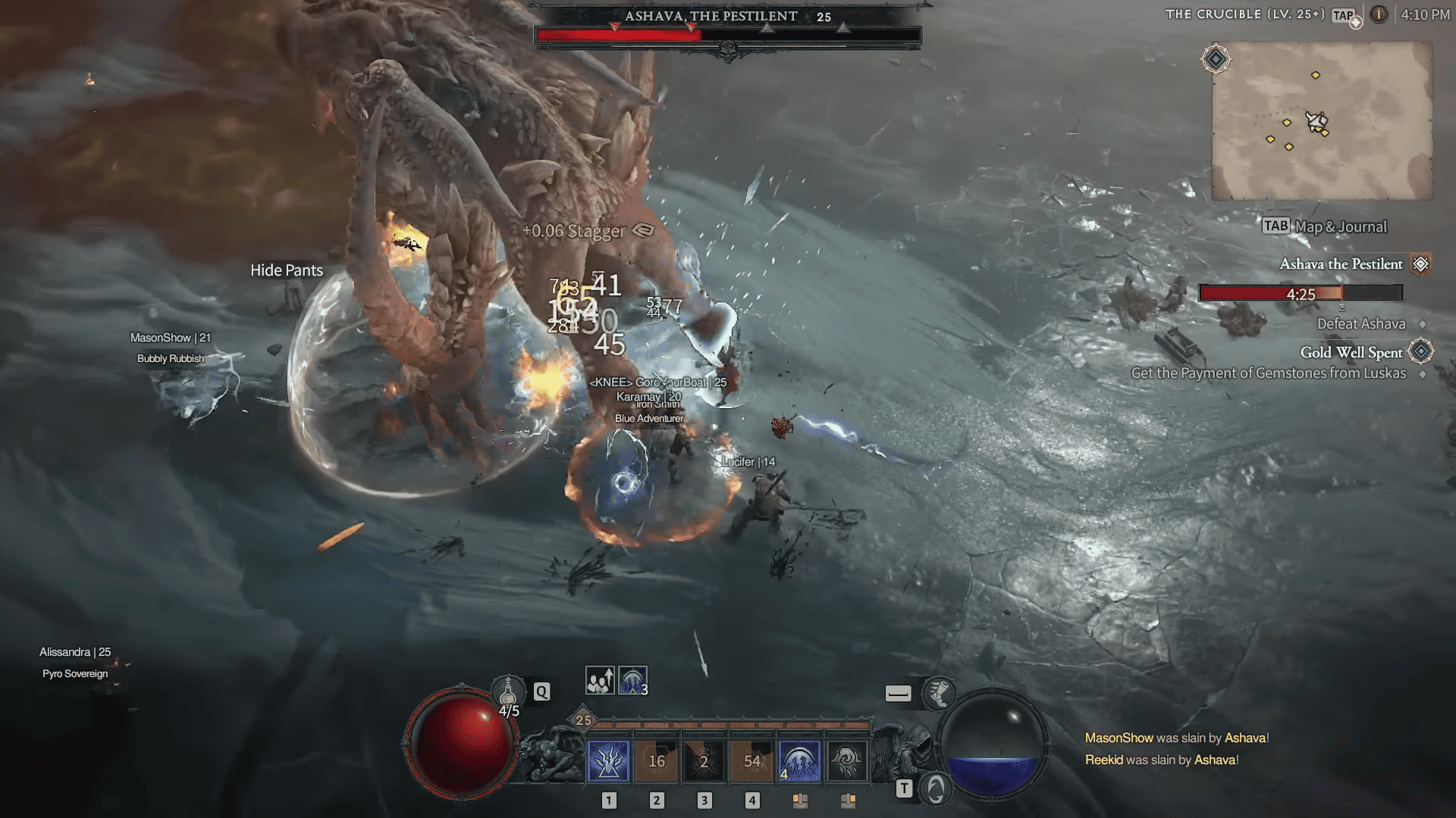 Ашава скочи атака Diablo 4