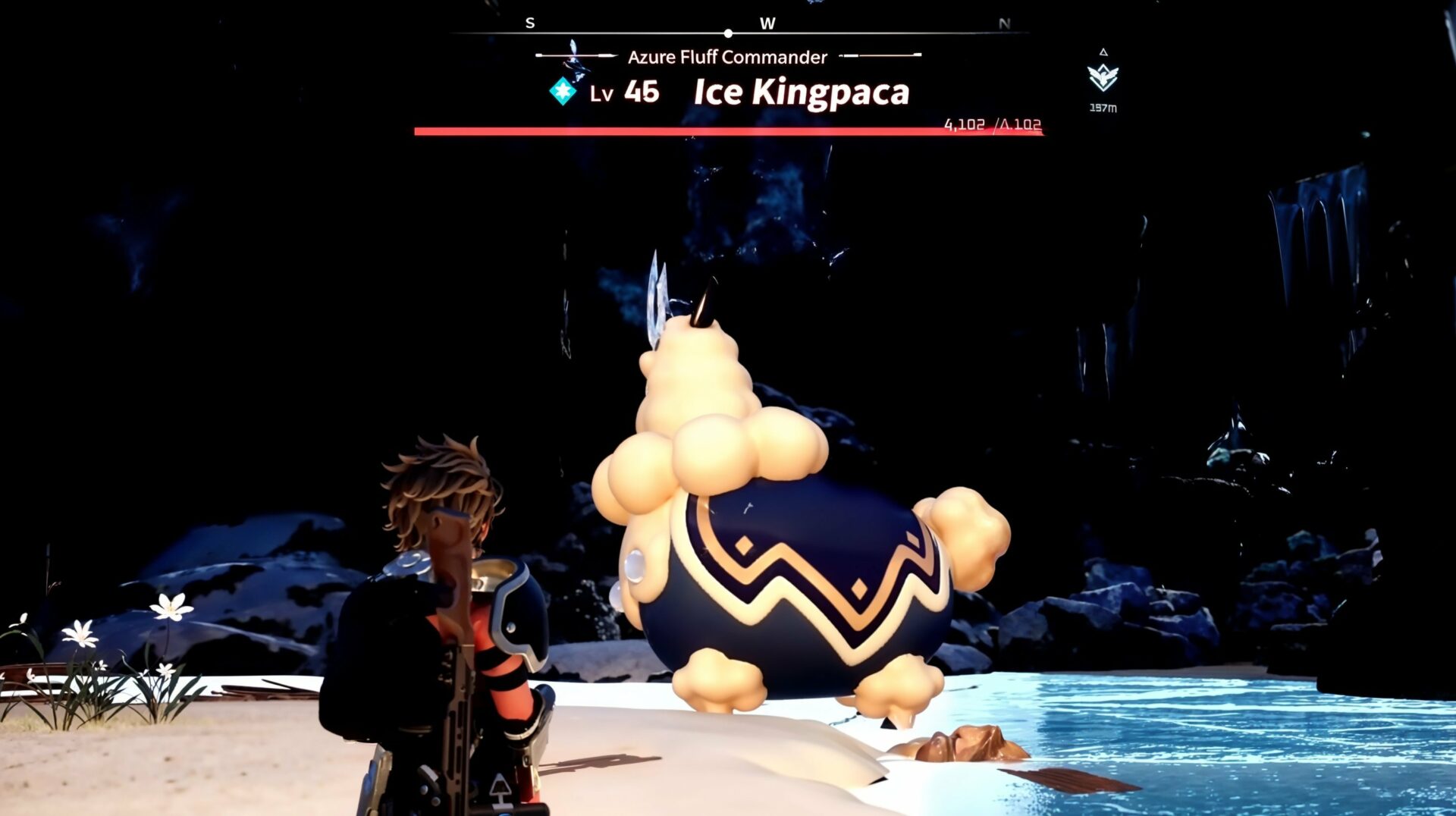 Ice Kingpaca screen enhanced Palworld