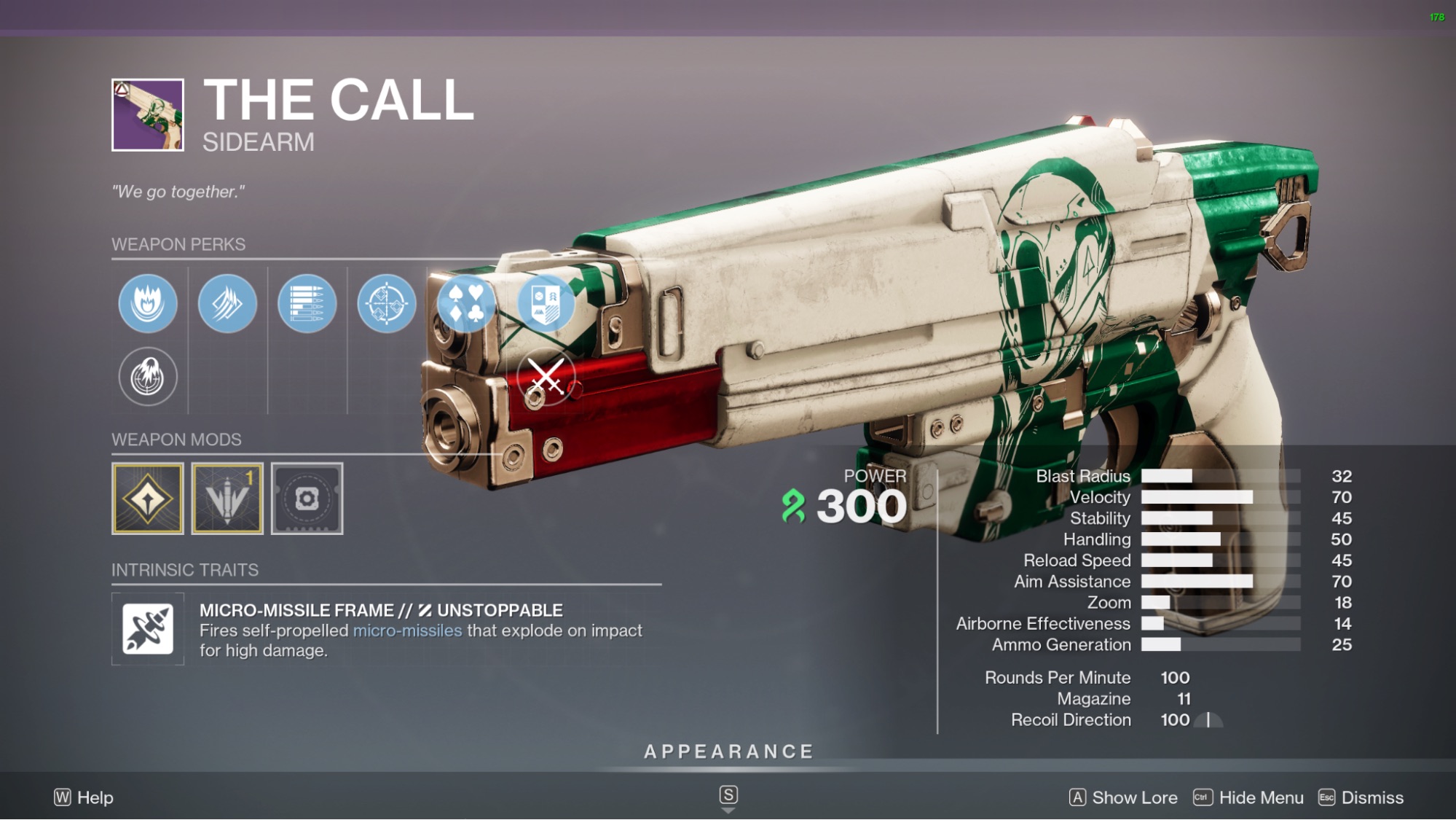 Destiny 2 The Call: God Rolls & How to get it The Call God Rolls screen Destiny 2
