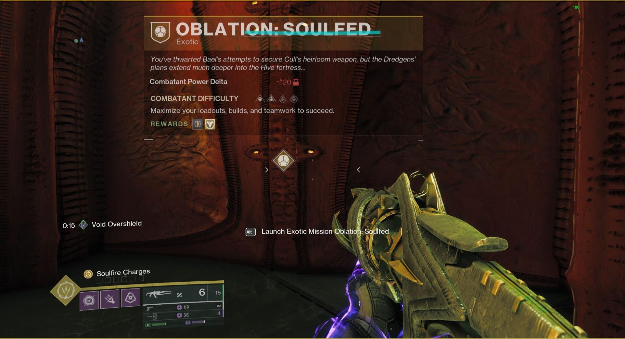 Oblation: Bloodline Exotic Mission: How to get Cull’s Shadow Oblation Blodline screen 36